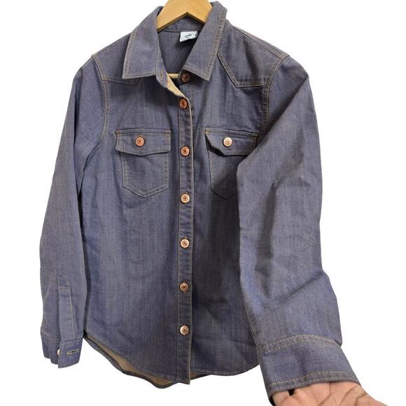 Cabi Workshop Jacket Womens XS Blue Denim Western Cowgirl Button-Up - Picture 3 of 11